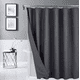 thumbnail image 2 of Cortina baño ducha Casatua con imán y forro gris, 2 of 3