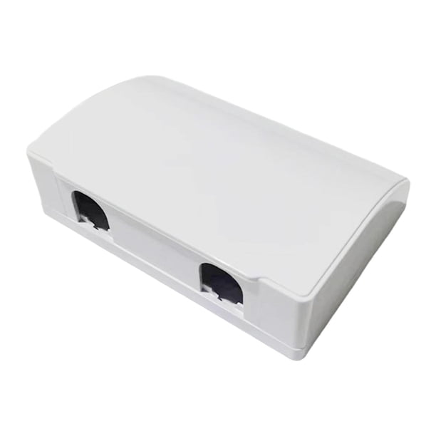 Caja impermeable para interruptor 146, caja protectora para salpicaduras, fácil instalación, cubierta de enchufe de salida eléctrica, funda protectora Blanco