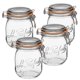 thumbnail image 1 of Frascos para conservas Le Parfait Super, vidrio transparente, 750 ml/24 oz, paquete de 4, 1 of 9