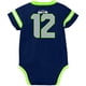 thumbnail image 2 of Body Gerber Seahawks 6‑12 meses colores del equipo, 2 of 7