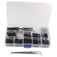 Magideal - 262X De Tornillos Para Guitarra Eléctrica, Accesorios Para Guitarra, Resortes, Pinzas Para Codo, Accesorios, Juego De Tornillos De Reparación Para Negro