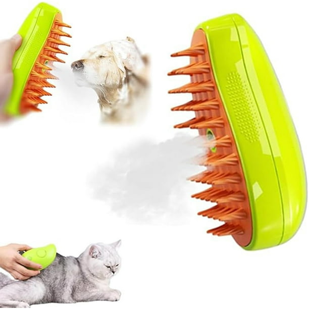 Cepillo De Vapor Eléctrico, Diseño En Forma De Mango, Cepillo De Vapor Para Limpieza, Cepillo De Vapor Para Masaje De Mascotas, Para Depilación, Peluquería Y Masaje De Mascotas.