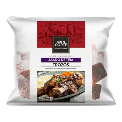 Carne De Vacuno Asado De Tira 1,0 Kg El Buen Corte