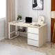 thumbnail image 3 of Escritorio Pata Metal Oficina Cajon 120x50x74cm Homer Design Madera, 3 of 6