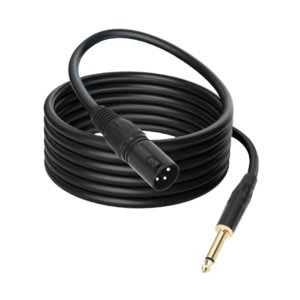 Bothyi - Ts 1/4 6.35 Cable De Micrófono De Audio Masculino A Xlr Para Tarjetas De Sonido Ktv 10M