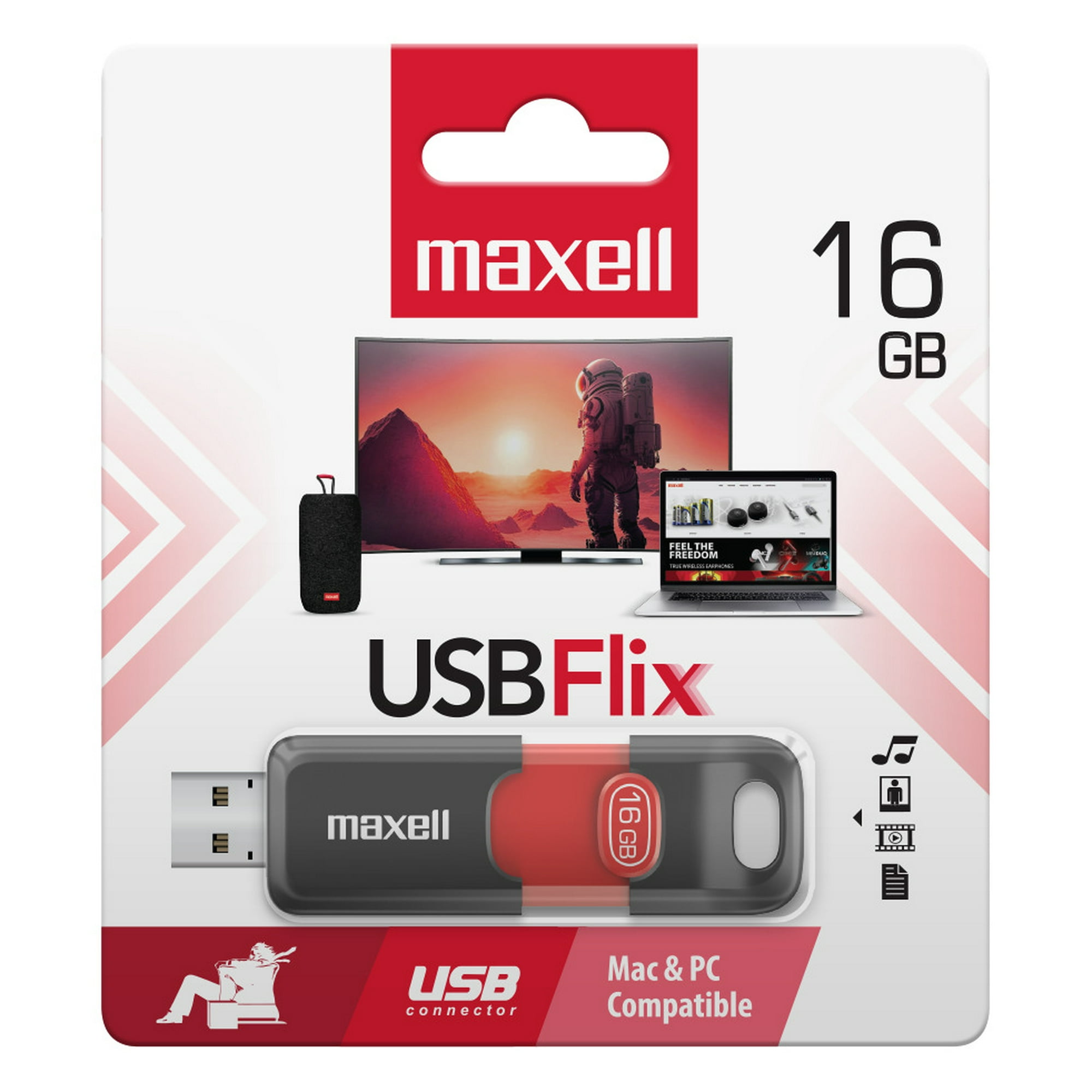 Pendrive Maxell Flix 16gb 2.0