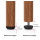 thumbnail image 3 of Patas Niveladoras Para Muebles 5 16 18 De Acero Inoxidable 24 Unidades, 3 of 6