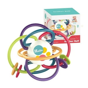 Kivara - Mordedor Denticion Silicona Bebe Manhattan Multicolor