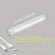 thumbnail image 1 of 1pc LED Motion Sensor Cabinet Light, Under Counter Closet Lighting, Wireless Magnetic USB Rechargeable Kitchen Night Lights, Battery Powered Operated Light For Wardrobe Closets Cabinet Cupboard Stairs, 1 of 3
