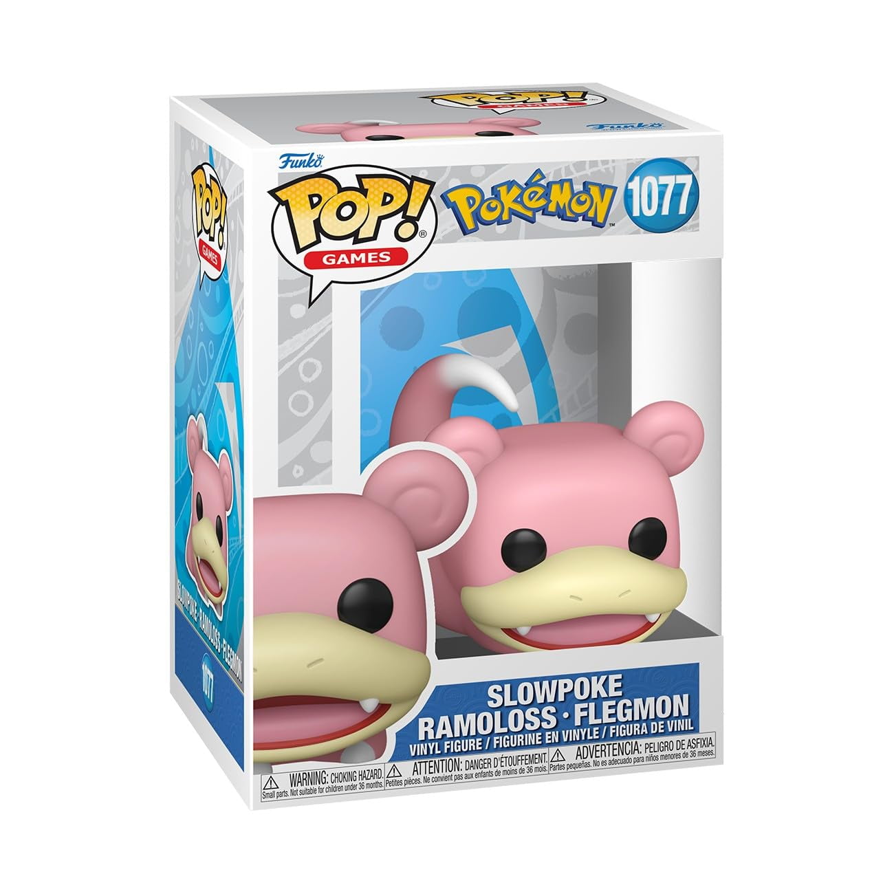 Figura De Vinilo Funko Pop Pokémon Slowpoke 9.5 Cm