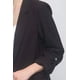 thumbnail image 2 of Blazer Mkfashionsclothing Tejido Sólido Manga 3/4 Negro S, 2 of 7