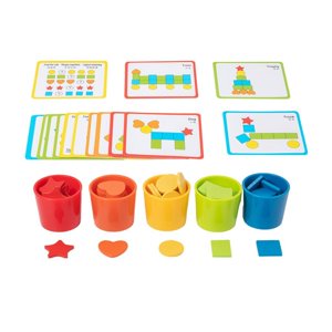 Bothyi - Juguete Sensorial De Reconocimiento De Colores Y Formas Para Niños Pequeños De 2 A 5 Años