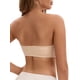 thumbnail image 3 of INSPIRE CHIC Sujetadores para Mujer sin Tirantes de Malla con Cierre Frontal Push Up sin Aros Bandeau Transpirable para Regreso a Clases Beige XL, 3 of 5