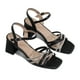 thumbnail image 5 of Sandalia Taco Grueso Fiesta Pedrería Mujer Weide YOU239B, 5 of 8