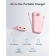 thumbnail image 2 of Power Bank aonidi de 20000 mAh con cables integrados y enchufe de pared AC, 2 of 8