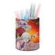 thumbnail image 1 of Los Siete Pecados Capitales-theme Cylinder Pen Holder Pencil Organizer with Flannel Lining PVC Leather Material Cardboard Base for study work 10*8CM, 1 of 6