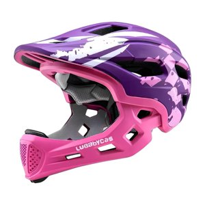 Casco Integral Infantil Niños 2 En 1 Ajustable Gt Lubabycas