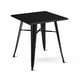 thumbnail image 1 of Mesa Metal Tolix Negra 70x70 cm, 1 of 7