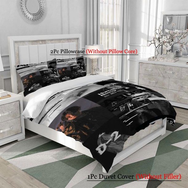 Suga Visual Art Collage D-2 Album Elements Mashup Pattern Set a Soft and Comfortable Bedding Set Suitable for All Seasons