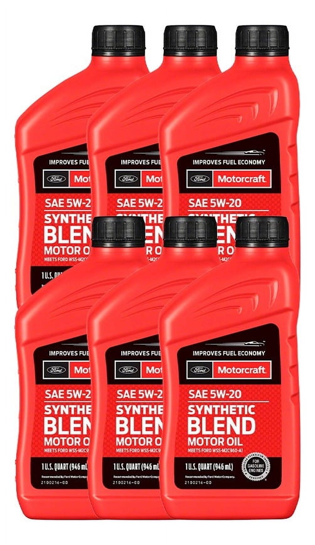 Aceite Genuino Ford Motorcraft® Sae 5W20 (6 Unidades) 5.7 Lt