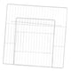 thumbnail image 2 of Jaula De La Puerta Del Corralito Para Mascotas Alambre De Metal Valla Interior Conejo Cachorro Panel Expandible Rejilla Densa Blanca, 2 of 5