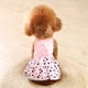 thumbnail image 5 of Vestidos para perros pequeños, vestido con anilla para correa, falda plisada de varias capas de princesa con lazo de pentagrama, vestido para mascotas, cachorro, gato., 5 of 7