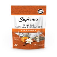 Té Pirámide Vainilla Caramelo Bolsa 10 Un Supremo