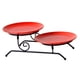 thumbnail image 2 of Cupcake Cake Stand Bandeja De Servicio Retro Para Centro De Mesa Adornos De Cena Rojo, 2 of 5