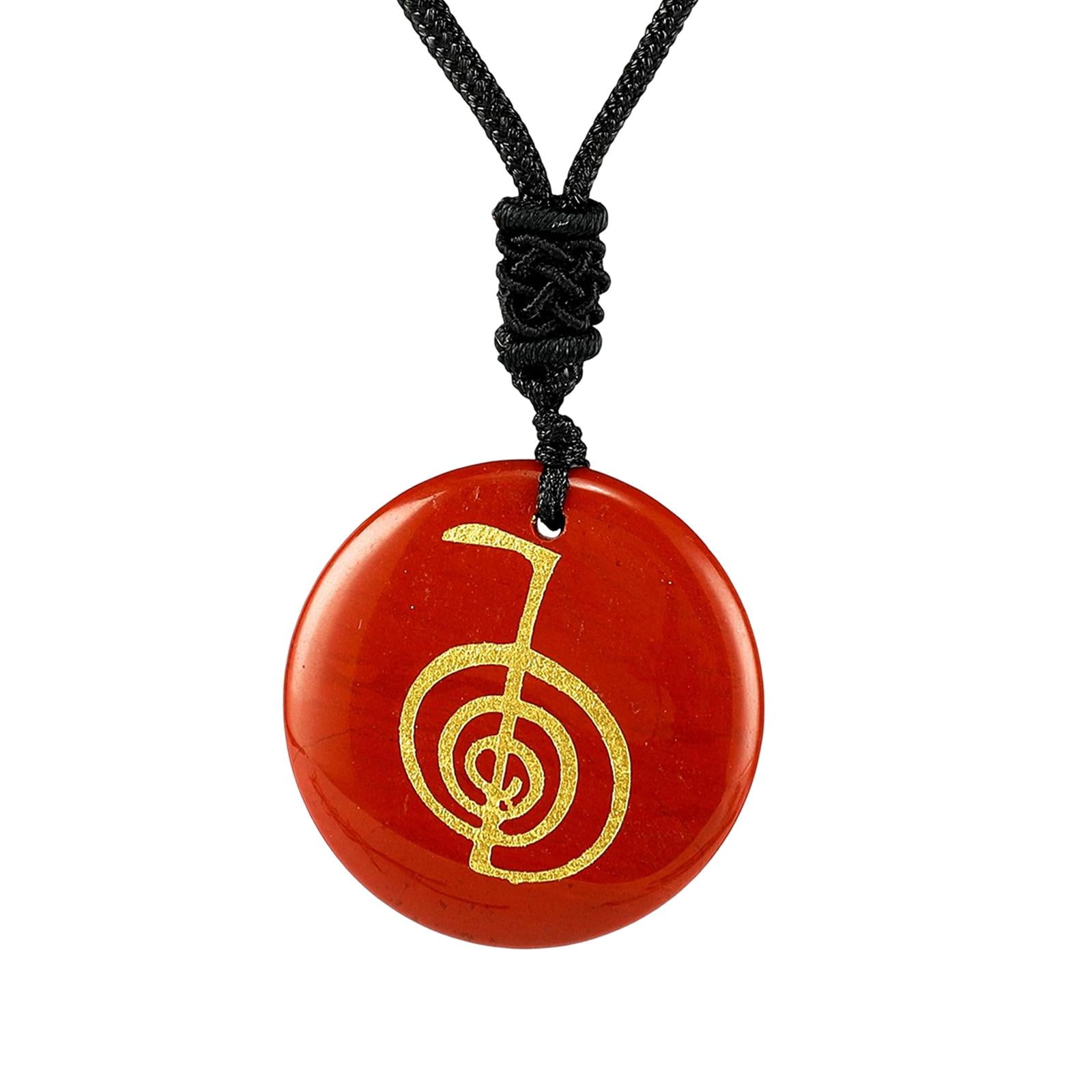 Magideal - Cho Ku Rei Colgante Colgante Con Adorno De Cuerda Hombres Mujeres Pulsera Fabricación De Pendientes Colgante Collar Colgante Charm Para Hallowee Burdeos