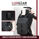 thumbnail image 3 of Mochila Notebook 15,6'' Luxgear Luxor Oficina Viaje Imperm Negro, 3 of 3
