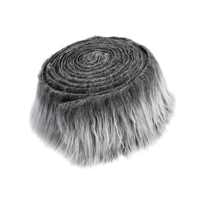 Magideal - Telas De Imitación, Tela Artificial, Manualidades Diy, Decoración Del Hogar, Cortes De Tela Suave Y Peluda, Manualidades, Costura Para Sofá, Alfombra, Gris Escarcha