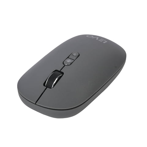 Mouse Inalámbrico Ultra Slim Silencioso Velar Grafito Levo