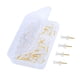 thumbnail image 4 of 100 Uds. Alfileres De Posicionamiento, Alfileres De Costura Artesanales Para Confección, Modista, Costura Dorada, 4 of 5