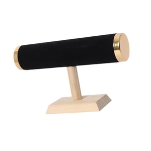 Ioensy - Organizador De Pulseras De Escritorio Para Joyería, Suministros Comerciales, Escaparate De Tienda, Franela Negra