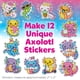 thumbnail image 5 of Kit de pintura con diamantes Creativity para niños Big Gem Axolotl, 5 of 9