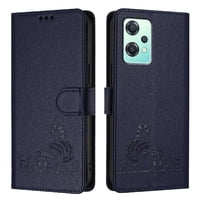 Funda Tipo Cartera Foxdock Para Oneplus Nord Ce 2 Lite Con Soporte, Ranuras, Rfid, Diseño De Gato