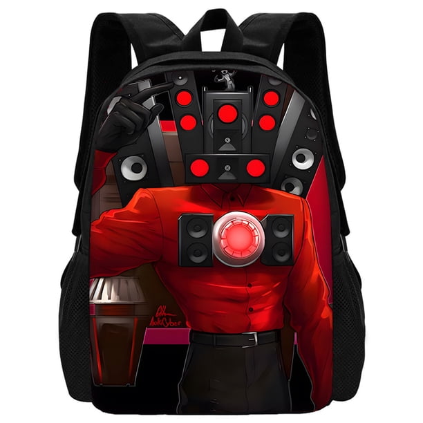 3 pcs set Skibidi Toilet Toilet School Child School Backpack With Shoulder Bag Pencil Bags School Bags for Boys Girls Best Gift