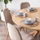 thumbnail image 4 of Comedor Mesa Redonda Equiz Wood 120cm + 6 Sillas Isy Arena, 4 of 4