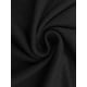 thumbnail image 5 of INSPIRE CHIC Vestido de Maternidad para Mujer Rib Bodycon Midi Manga Corta Lateral Elástico Fruncido Embarazo 1 Pieza Sesión de Fotos Babyshower Pequeño Negro, 5 of 6