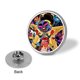 thumbnail image 3 of Moon Girl-Theme Round Button Badge: Premium Metal Construction, Ideal for High-End Events 2.8 cm, 3 of 6