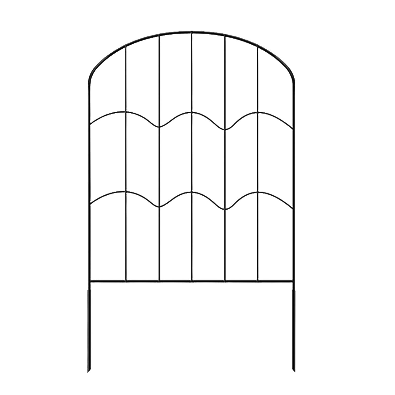 Magideal - Jardín Decorativa Barrera De Animales Decoración Alta Paisaje Revestimiento De Metal Cama De Flores Cercado Para Césped Restaurante Boda Prop