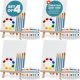 thumbnail image 1 of Kit de Pintura CraftyCrocodile 4 Pack Noche de Cita, 1 of 9
