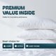thumbnail image 5 of Protector de almohada White Classic blanco 51 × 66 cm (2 unidades), 5 of 7