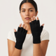 thumbnail image 4 of Guantes Sin Dedos De Lana Invierno Unisex Negros, 4 of 5