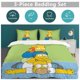 thumbnail image 5 of The Simpsons Bed Duvet Cover Microfiber Bedding Sets 3D Printed Lightweight 3 Piece Comforter Sets for Kids Boys Girls, 5 of 5
