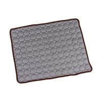 Ioensy - Estera De Enfriamiento Para Perros Cojín De Enfriamiento Para Perros De Verano Cojín Para Dormir Para Viajes En Automóvil Perros Gatos Café M