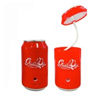 Click Ventas - Lampara Con Forma De Lata De Soda Y Sacapuntas Stickers Usb Rojo