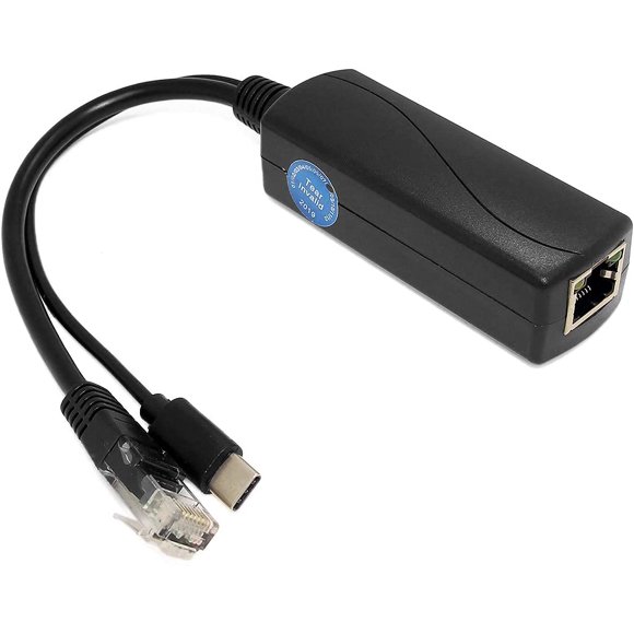 Divisor PoE REVOTECH TYPEC0503G Gigabit 5 V 3 A USB-C negro