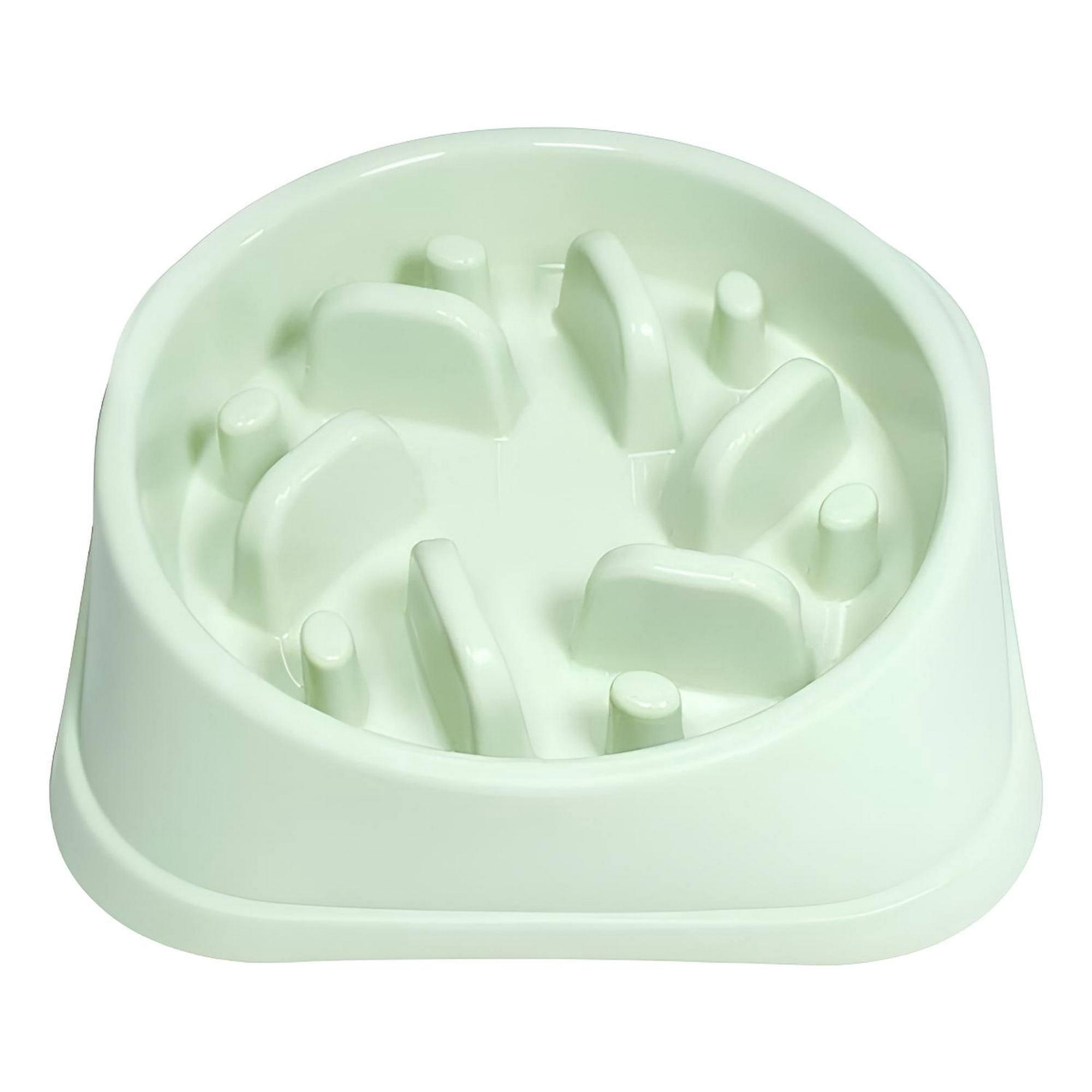 Genérico - Plato Alimentación Lenta, Anti Estrés Para Perro Y Gato Verde