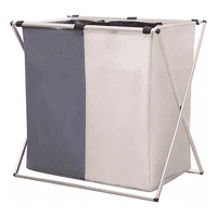 Genérico - Canasto Ropa Sucia Plegable Doble Separación